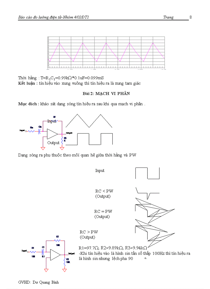 image for page Đo lường điện tử Các mạch khuếch đại cơ bản dùng OP AMP