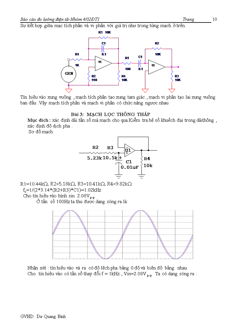image for page Đo lường điện tử Các mạch khuếch đại cơ bản dùng OP AMP