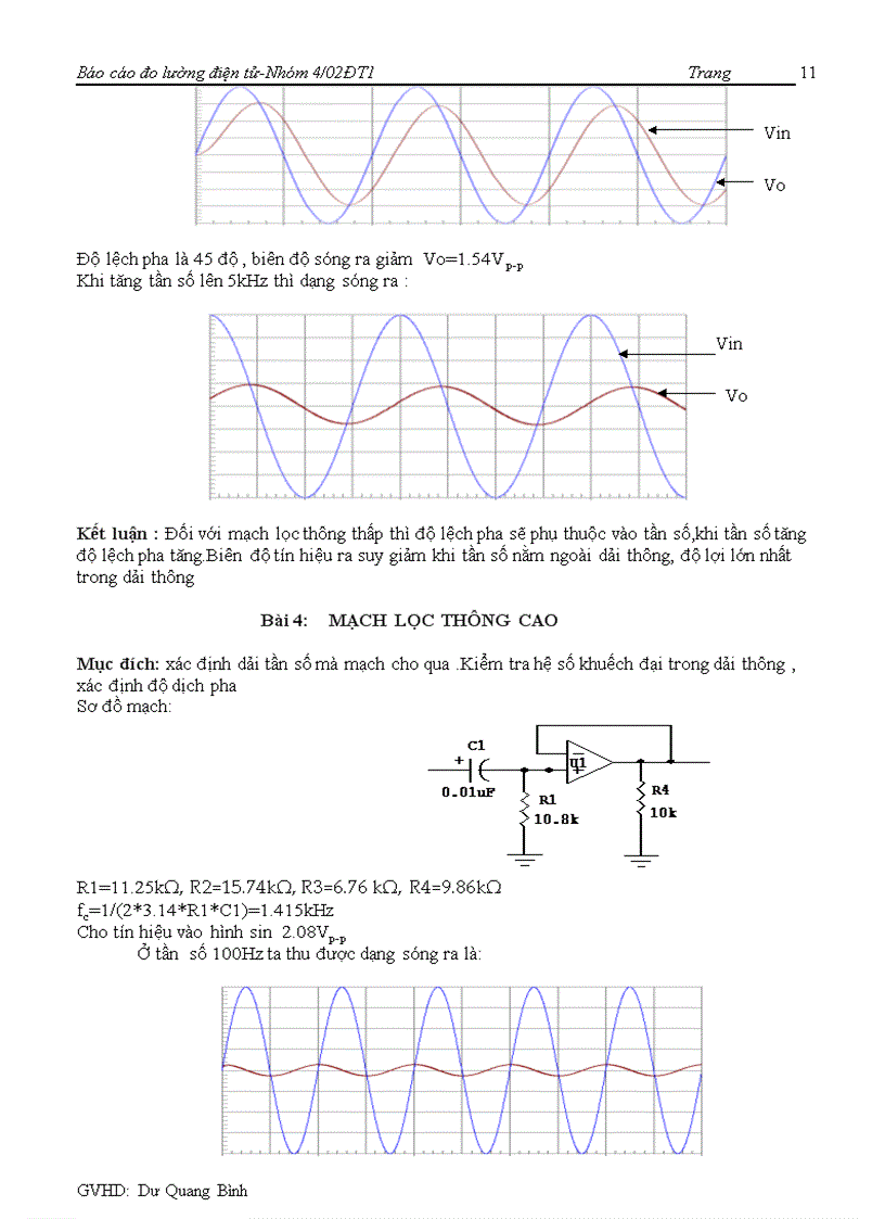 image for page Đo lường điện tử Các mạch khuếch đại cơ bản dùng OP AMP