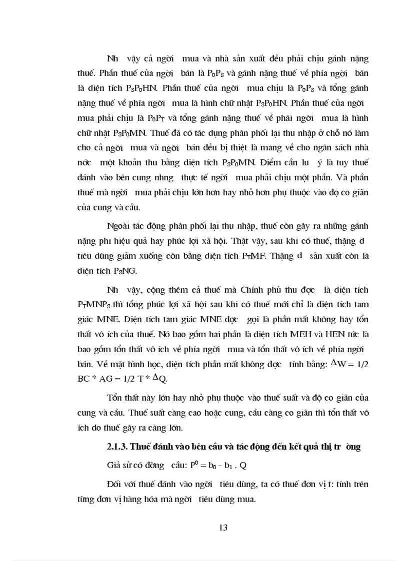 image for page Hệ số co giãn cung cầu và can thiệp gián tiếp của chính phủ vào thị trường