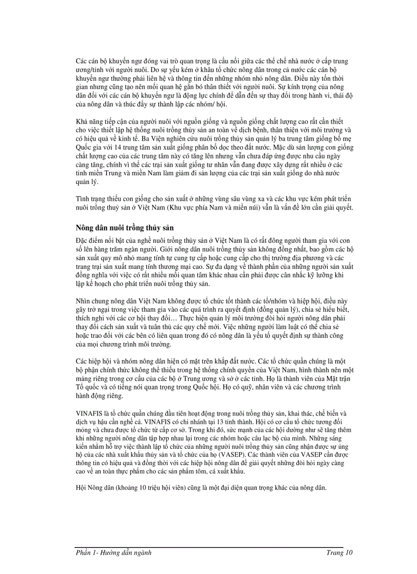 image for page Hướng dẫn quản lý môi trường trong đầu tư nuôi trồng thủy sản ở Việt Nam