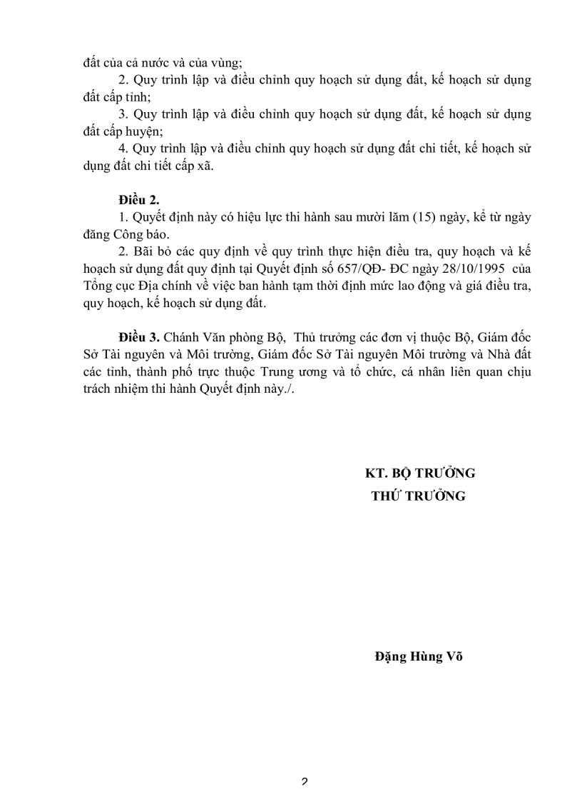 image for page Quy trình lập quy hoạch sử dụng đất kế hoạch sử dụng đất của cả nước và của vùng