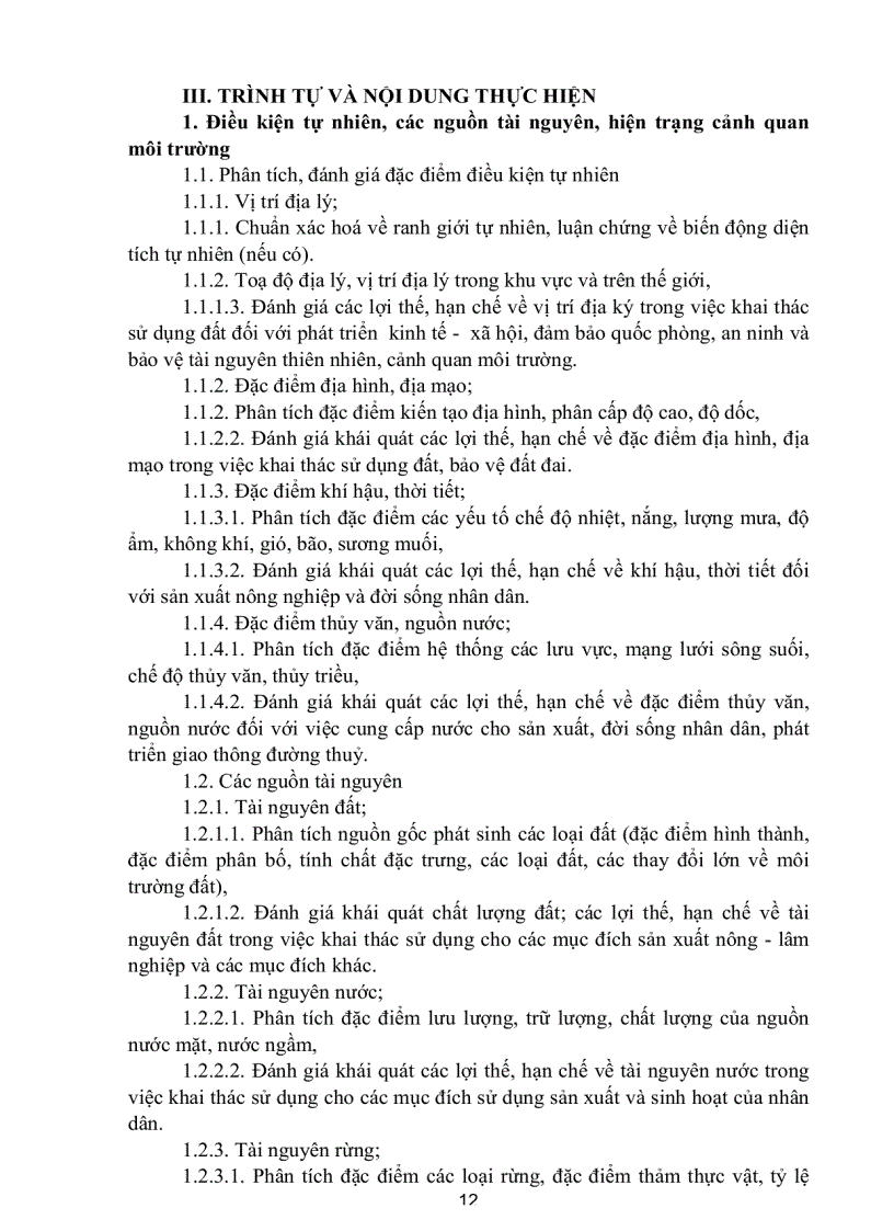image for page Quy trình lập quy hoạch sử dụng đất kế hoạch sử dụng đất của cả nước và của vùng