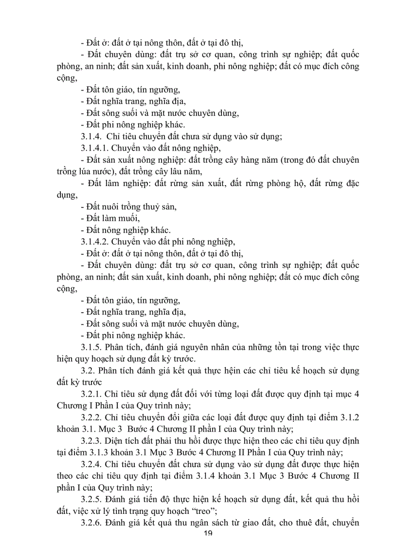 image for page Quy trình lập quy hoạch sử dụng đất kế hoạch sử dụng đất của cả nước và của vùng