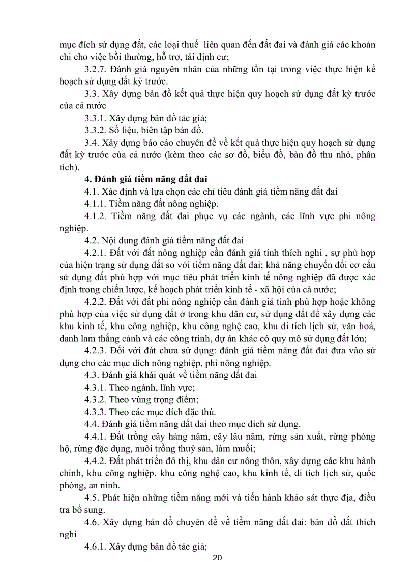 image for page Quy trình lập quy hoạch sử dụng đất kế hoạch sử dụng đất của cả nước và của vùng