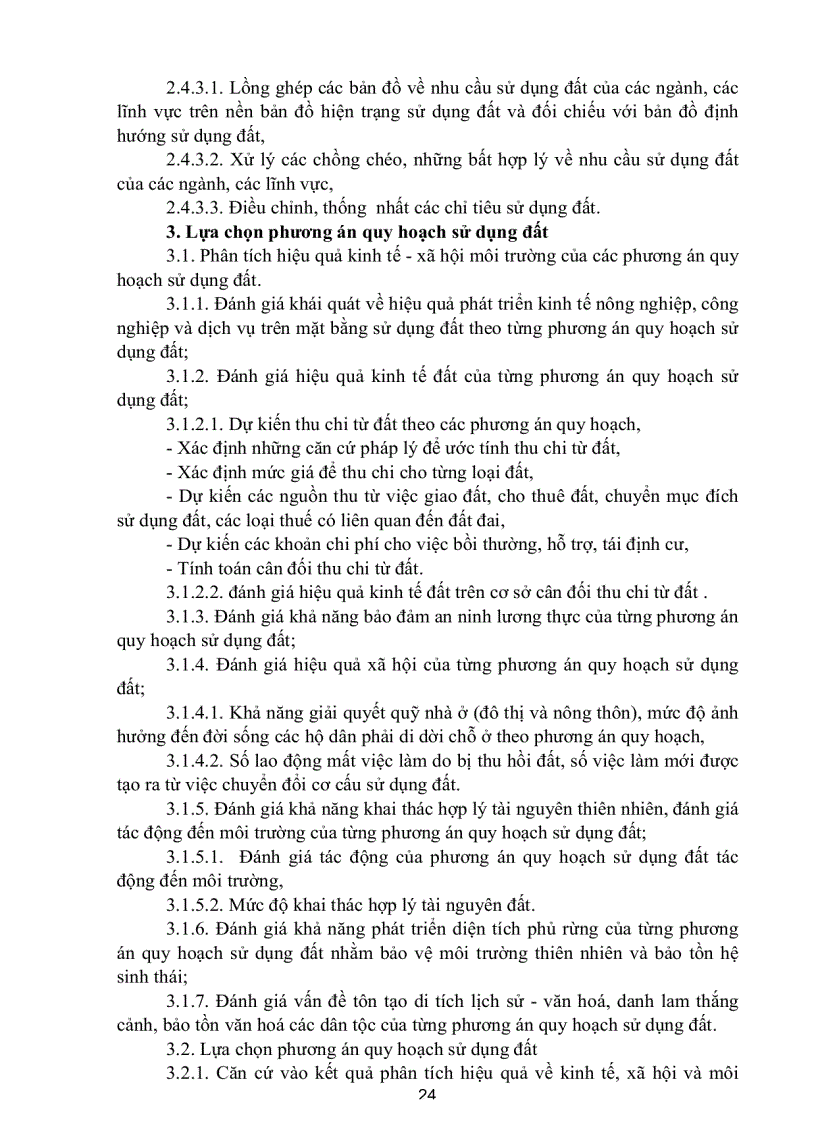 image for page Quy trình lập quy hoạch sử dụng đất kế hoạch sử dụng đất của cả nước và của vùng