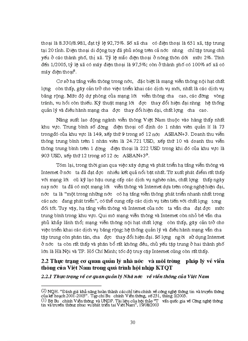 image for page Thực trạng ngành viễn thông việt nam trong quá trình hội nhập kinh tế quốc tế