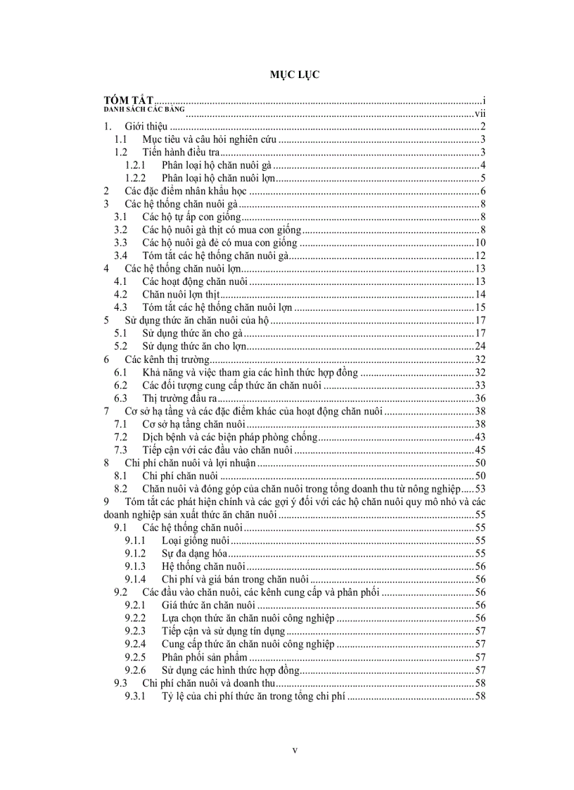 image for page DOANH NGHIỆP VỪA VÀ NHỎ TRONG NGÀNH THỨC ĂN CHĂN NUÔI Ở VIỆT NAM PHẦN II Sử dụng thức ăn của hộ chăn nuôi lợn và gà