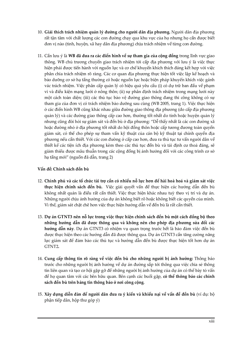 image for page Sự tham gia của Cộng đồng trong Giao thông Nông thôn Những Vấn đề về Đóng góp và Th am gia ở Việt Nam