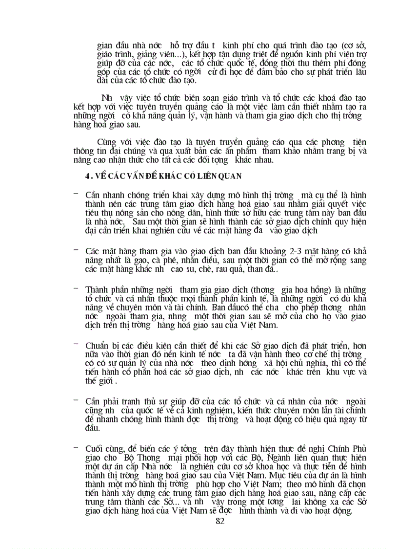 image for page Nghiên cứu cơ sở khoa học và thực tiễn để hình thành thị trường hàng hoá giao sau của Việt Nam