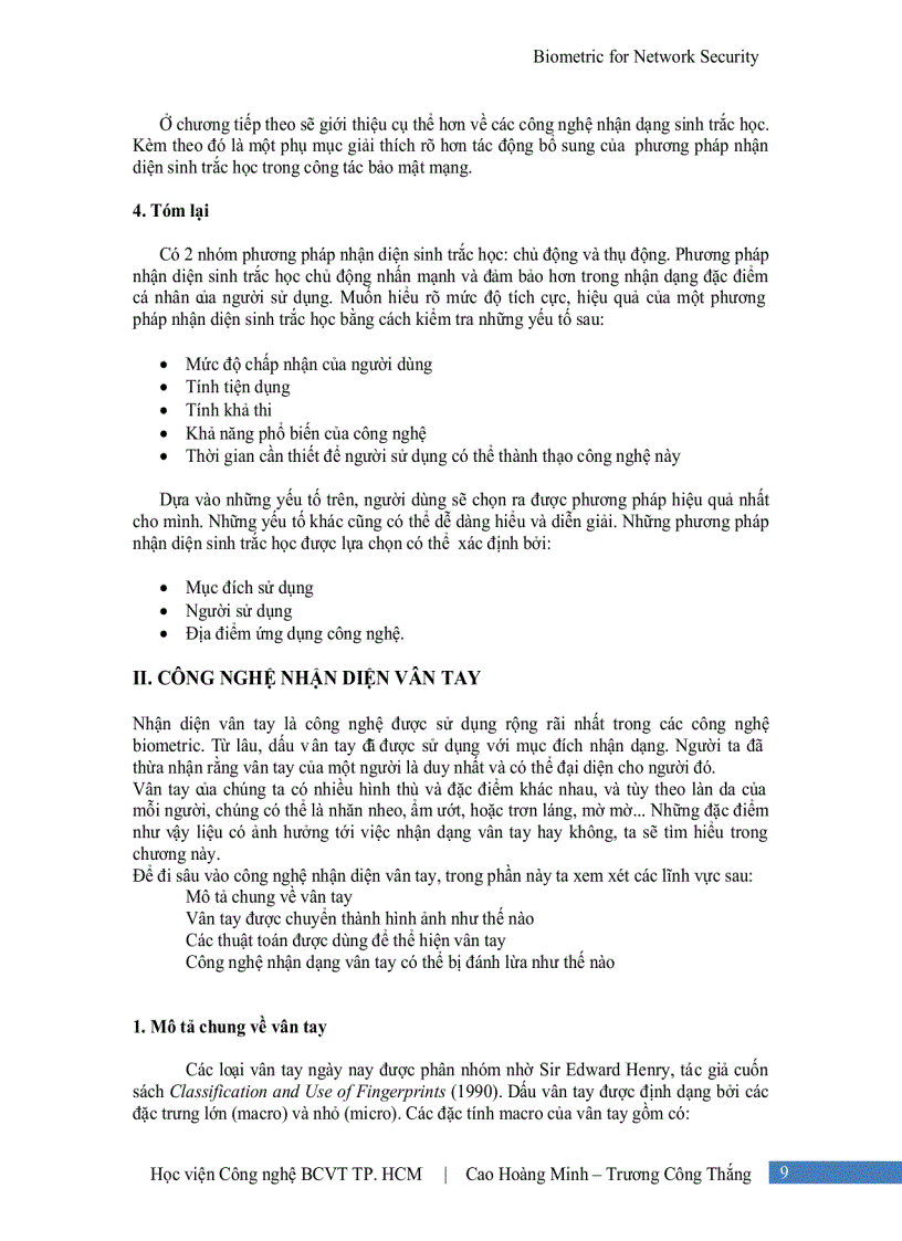 image for page Sinh trắc học trong security biometric security đồ án học viện công nghệ bưu chính viện thông tp hcm