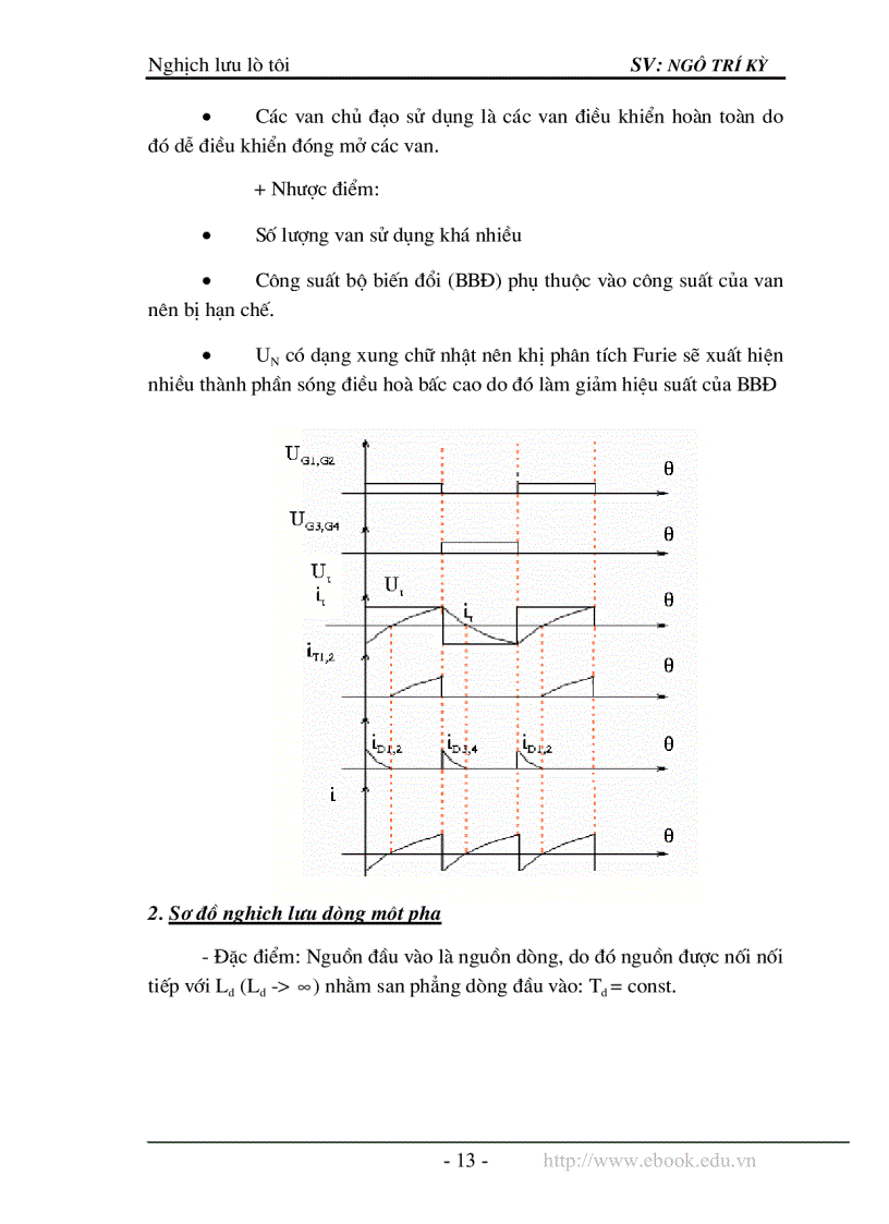 image for page Thiết kế phần nghịch lưu của bộ nguồn cho lò tôi thép
