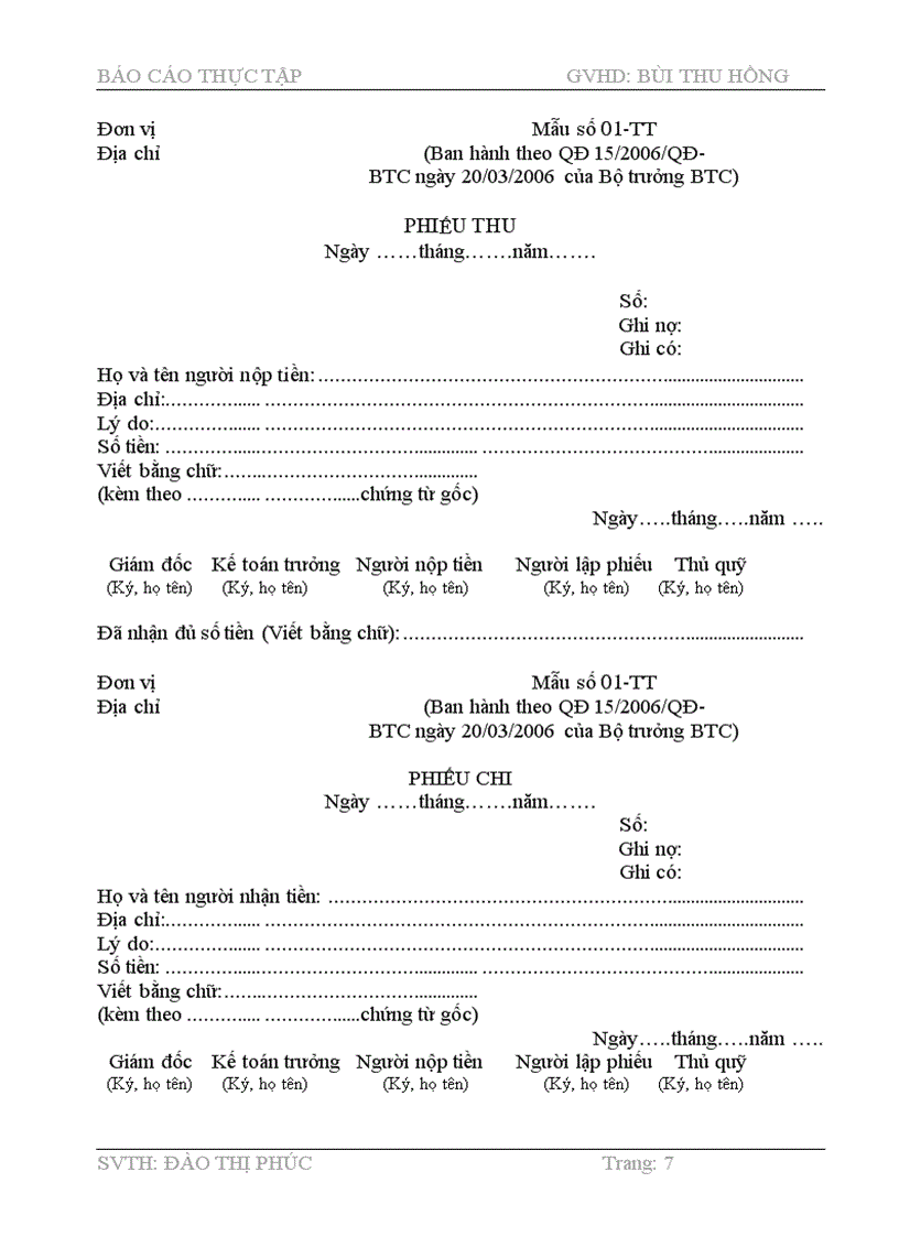image for page Báo Cáo Thực Tập Tốt Nghiệp Đề Tài Kế Toán Vốn Bằng Tiền Tại Công Ty TNHH ĐNH