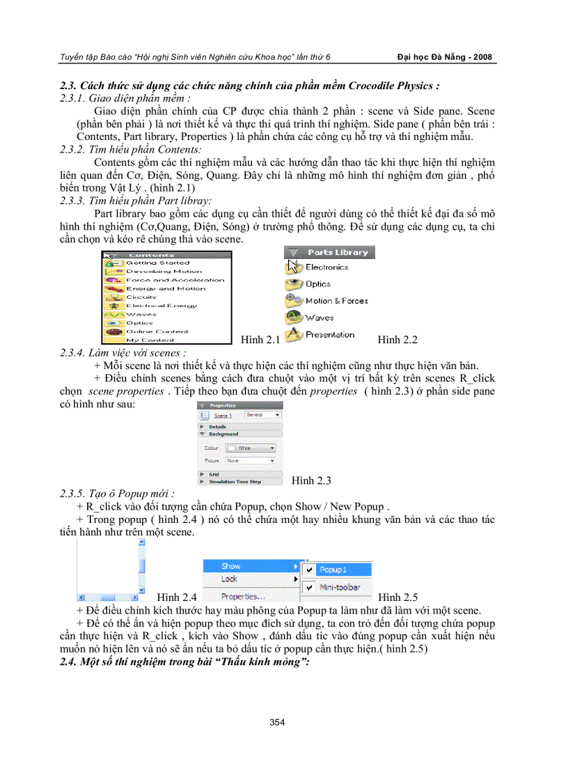 image for page Ứng dụng phần mềm crocodile physics vào thiết kế bài giảng bài thấu kính mỏng chương trình vật lý lớp 11 nâng cao