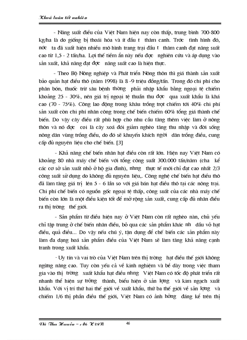 image for page Một số giải pháp nhằm nâng cao khả năng cạnh tranh của Việt Nam về xuất khẩu hạt điều