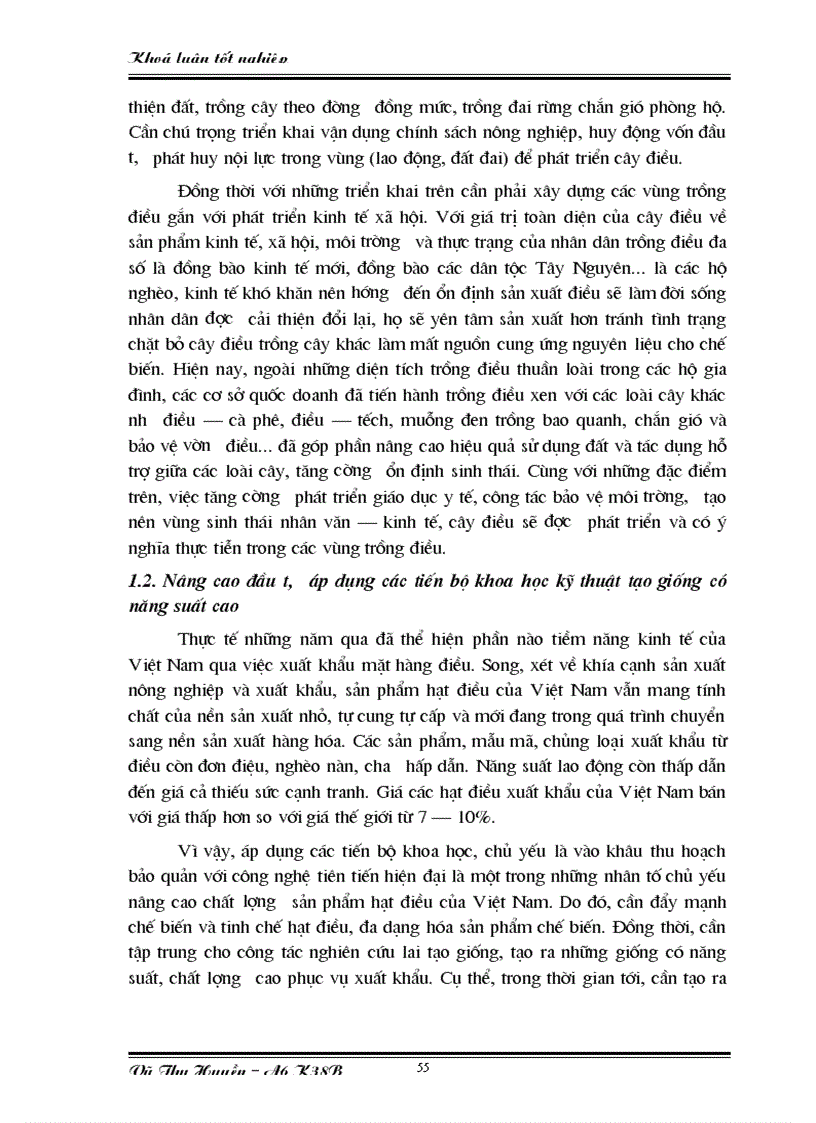 image for page Một số giải pháp nhằm nâng cao khả năng cạnh tranh của Việt Nam về xuất khẩu hạt điều