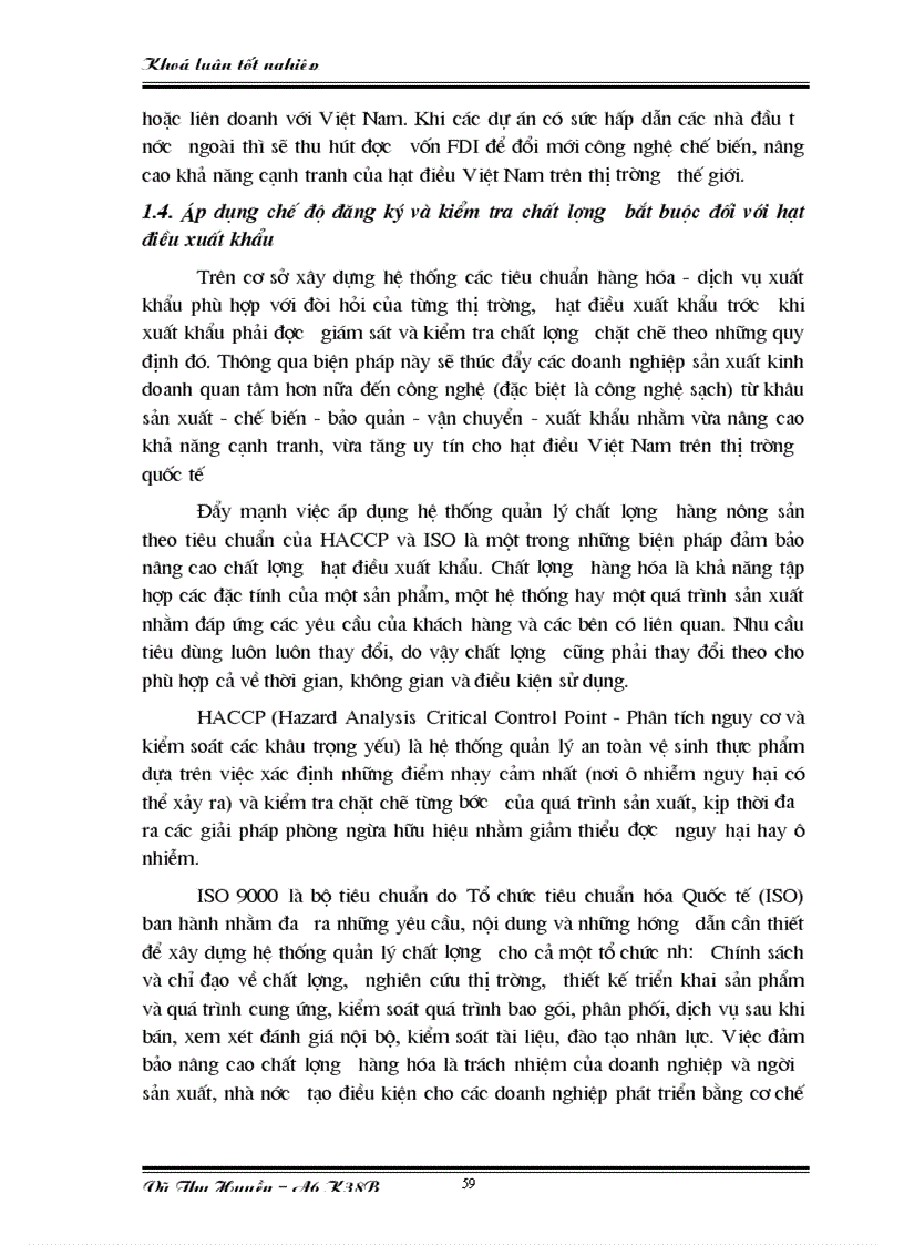 image for page Một số giải pháp nhằm nâng cao khả năng cạnh tranh của Việt Nam về xuất khẩu hạt điều