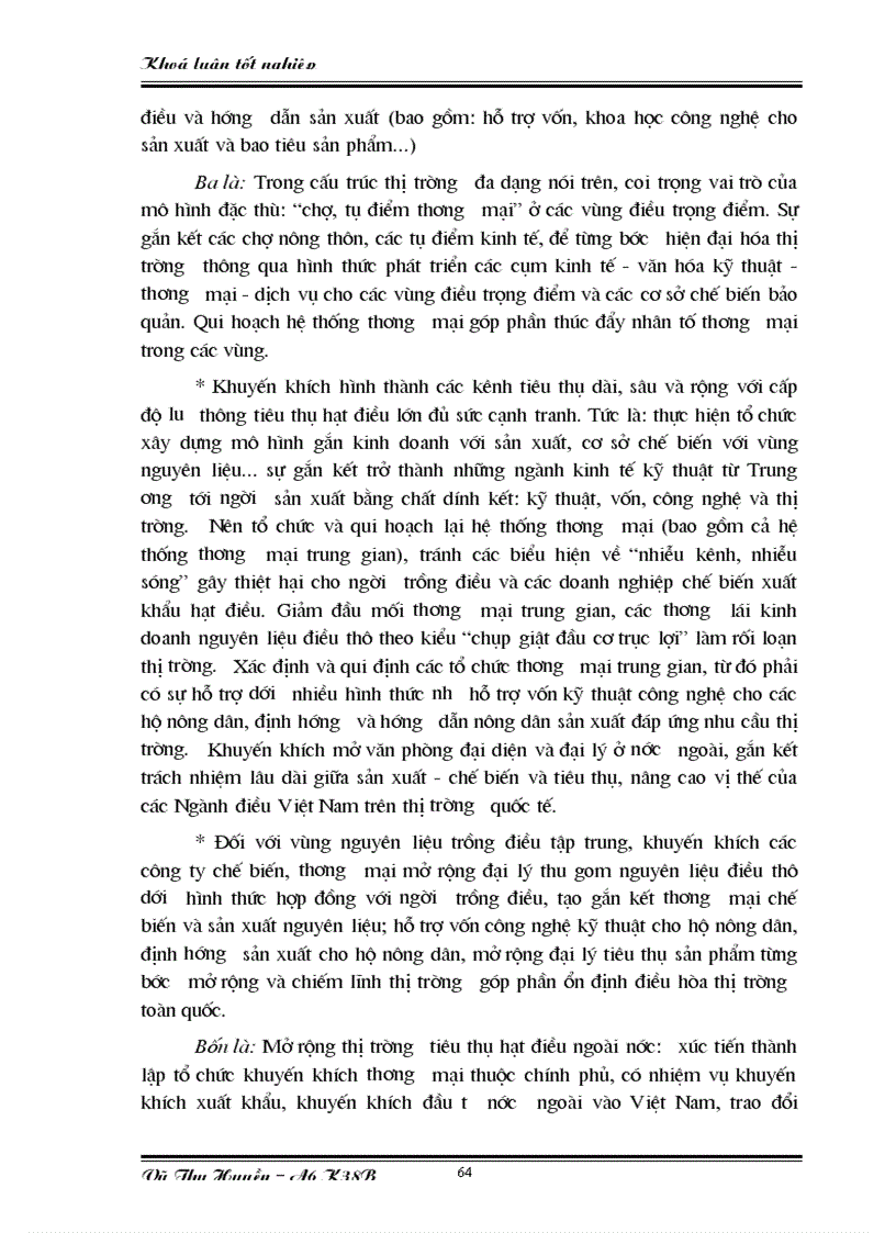 image for page Một số giải pháp nhằm nâng cao khả năng cạnh tranh của Việt Nam về xuất khẩu hạt điều