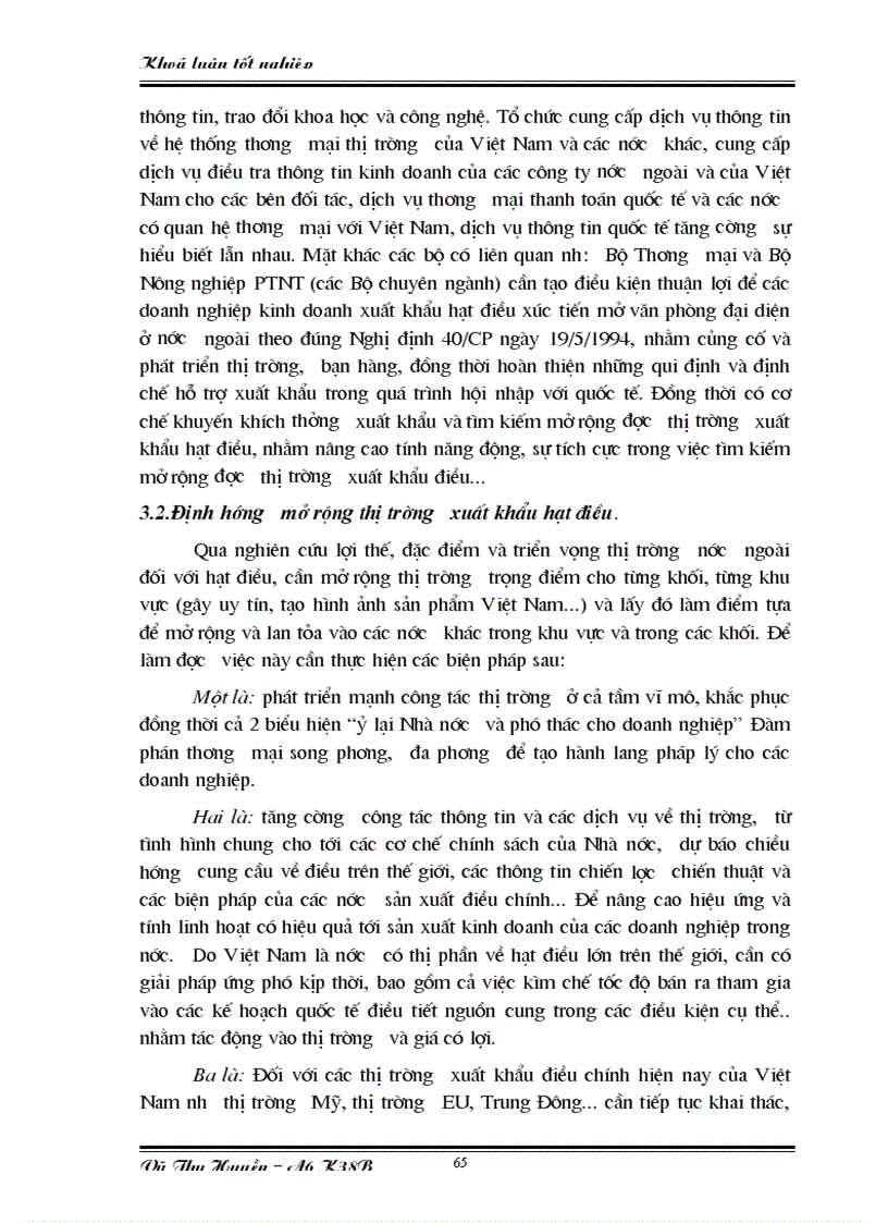 image for page Một số giải pháp nhằm nâng cao khả năng cạnh tranh của Việt Nam về xuất khẩu hạt điều