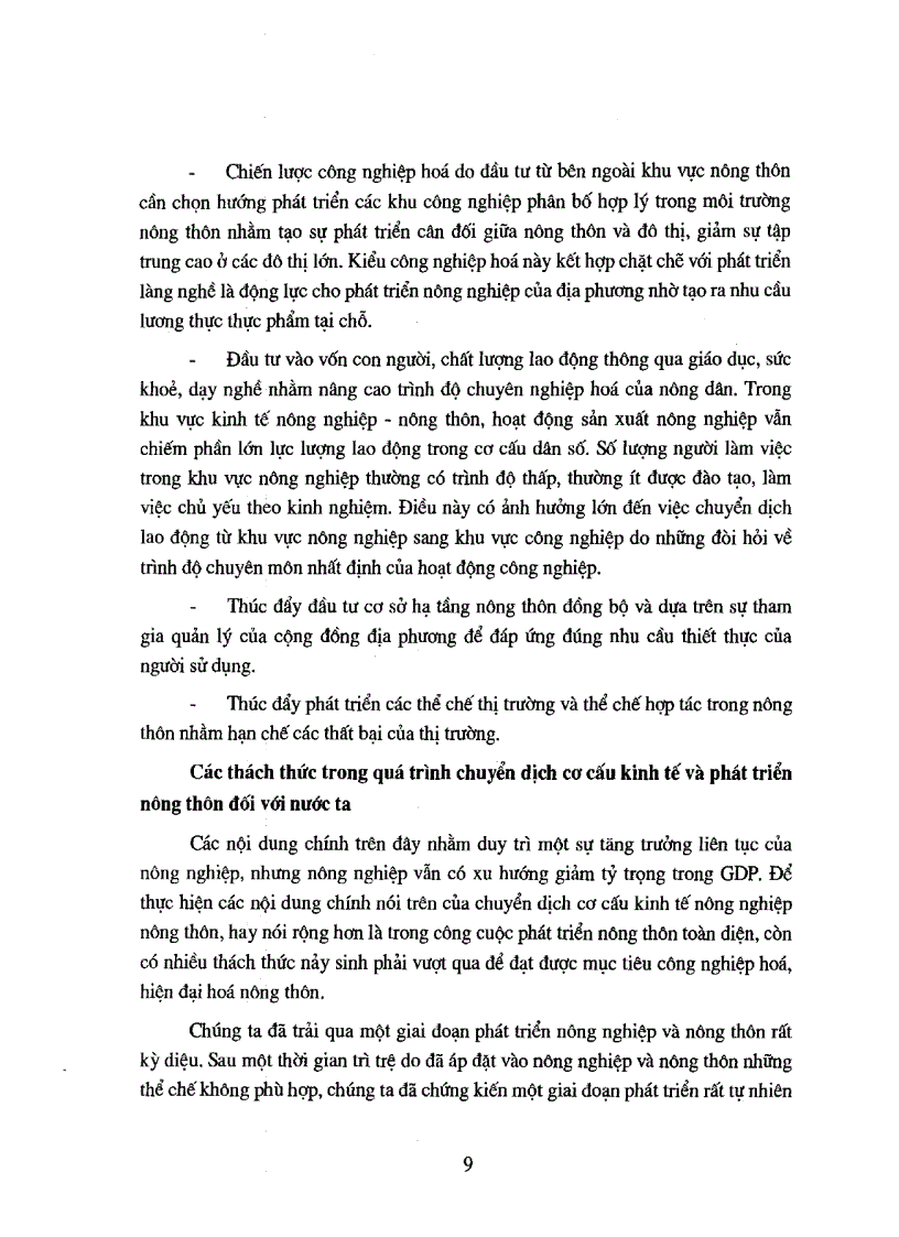 image for page Đề xuất các giải pháp và chính sách thúc đẩy quá trình chuyển dịch cơ cấu kinh tế nông nghiệp nông thôn ở Việt Nam trong trương lai