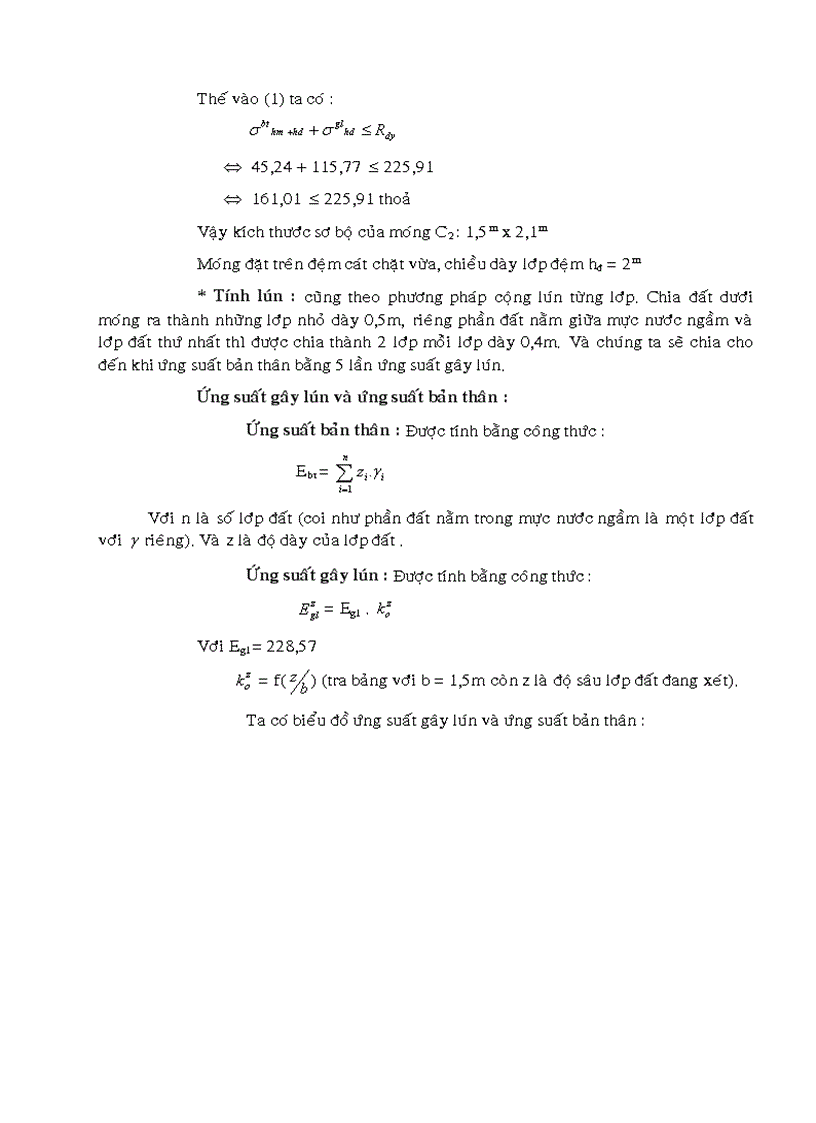 image for page Đồ án nền móng Móng nông và móng cọc Đính kèm file CAD