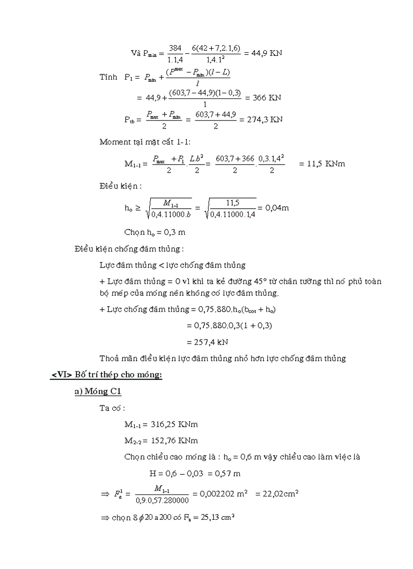 image for page Đồ án nền móng Móng nông và móng cọc Đính kèm file CAD