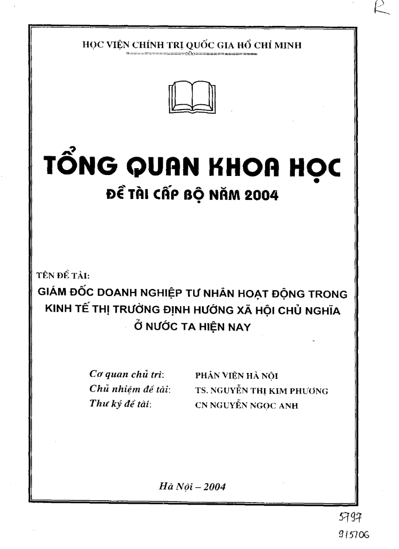 image for page Giám đốc doanh nghiệp tư nhân hoạt động trong kinh tế thị trường định hướng xã hội chủ nghĩa ở nước ta hiện nay