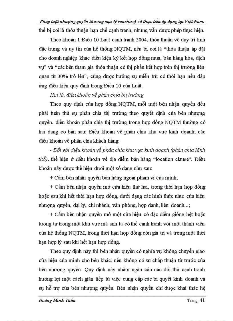 image for page Pháp luật nhượng quyền thương mại Franchise và thực tiễn áp dụng tại Việt Nam