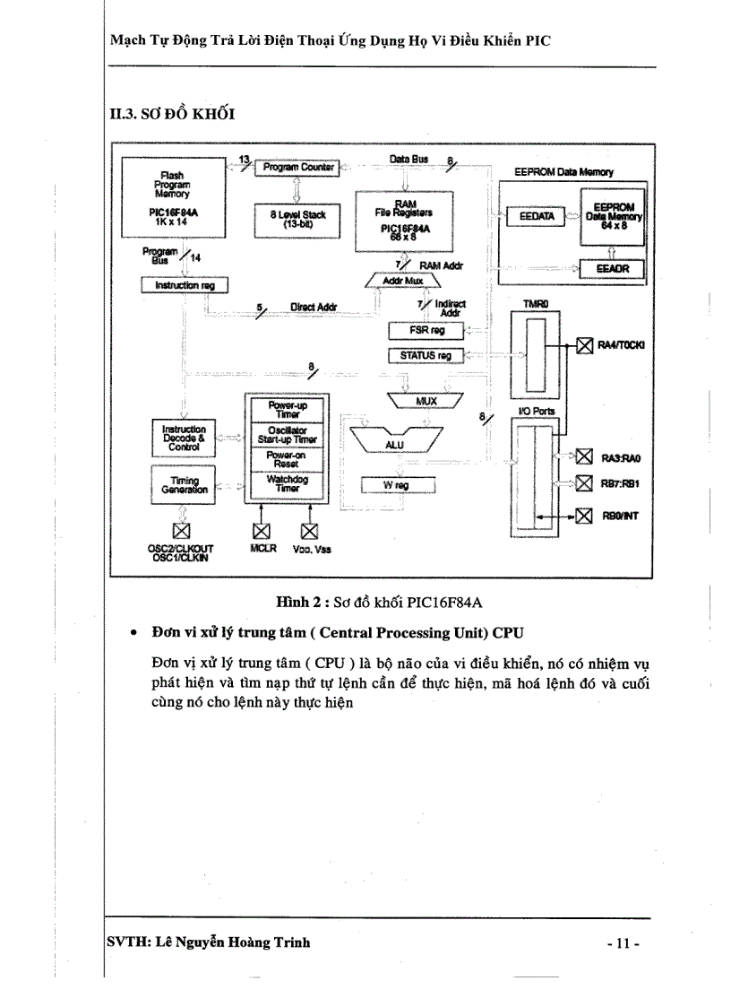 image for page Mạch tự động trả lời điện thoại ứng dụng vi điều khiển PIC