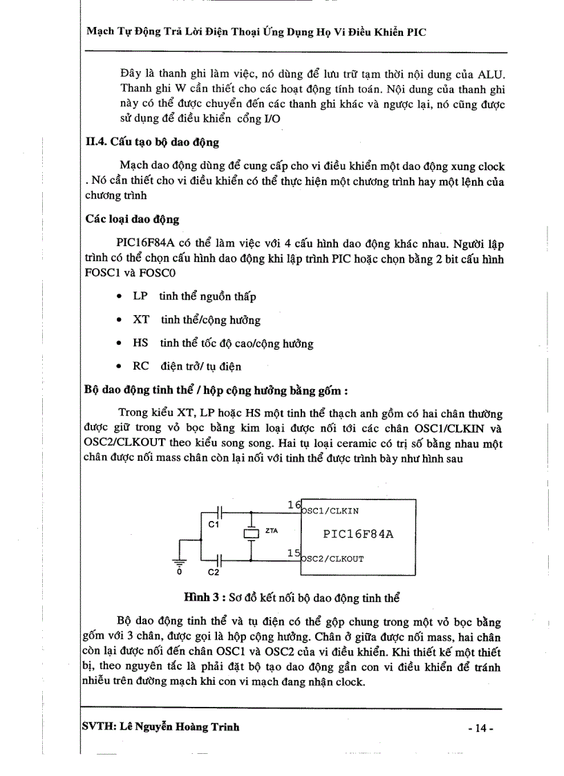image for page Mạch tự động trả lời điện thoại ứng dụng vi điều khiển PIC