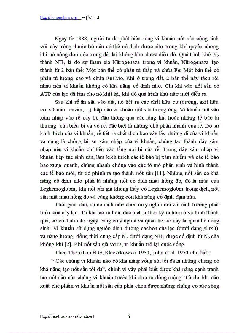 image for page Ảnh hưởng của chế phẩm vi khuẩn nốt sần với các liều lượng đạm khác nhau đến năng suất lạc trong vụ Xuân 2010 tại HTX Hương Long thành phố Huế