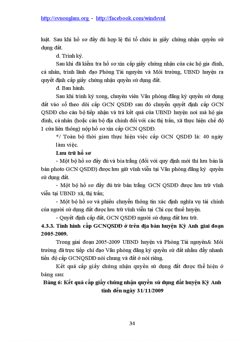 image for page Đánh giá tình hình cấp giấy chứng nhận quyền sử dụng đất ở tại huyện Kỳ Anh tỉnh Hà Tĩnh giai đoạn 2005 2009