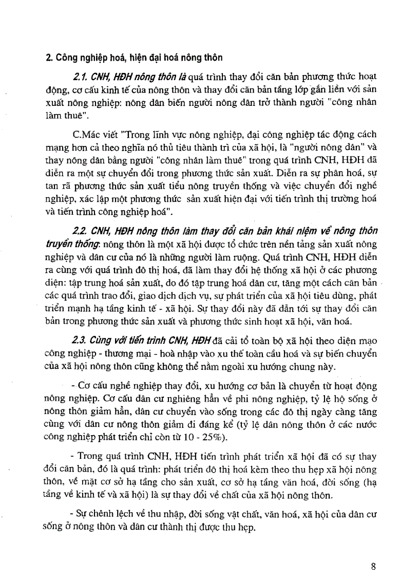 image for page Kinh nghiệm và con đường công nghiệp hóa nông nghiệp và nông thôn ở một số nước và ở nước ta