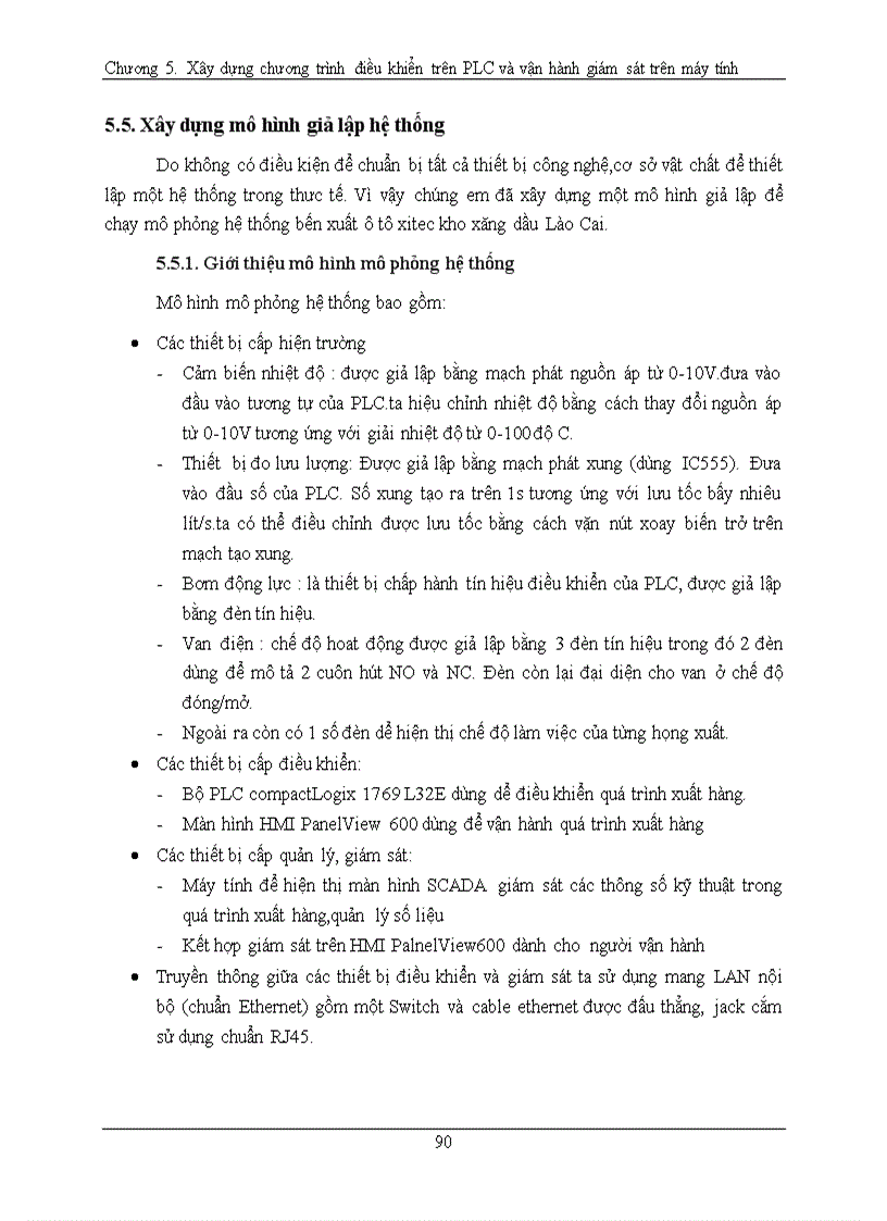image for page Thiết kế hệ thống tự động hóa bến xuất ô tô xitec kho xăng dầu Lào Cai