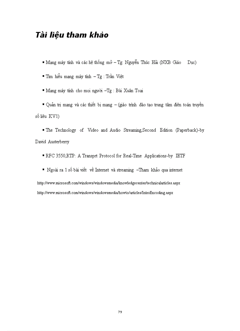 image for page Hệ thống streaming trên giao thức TCP IP