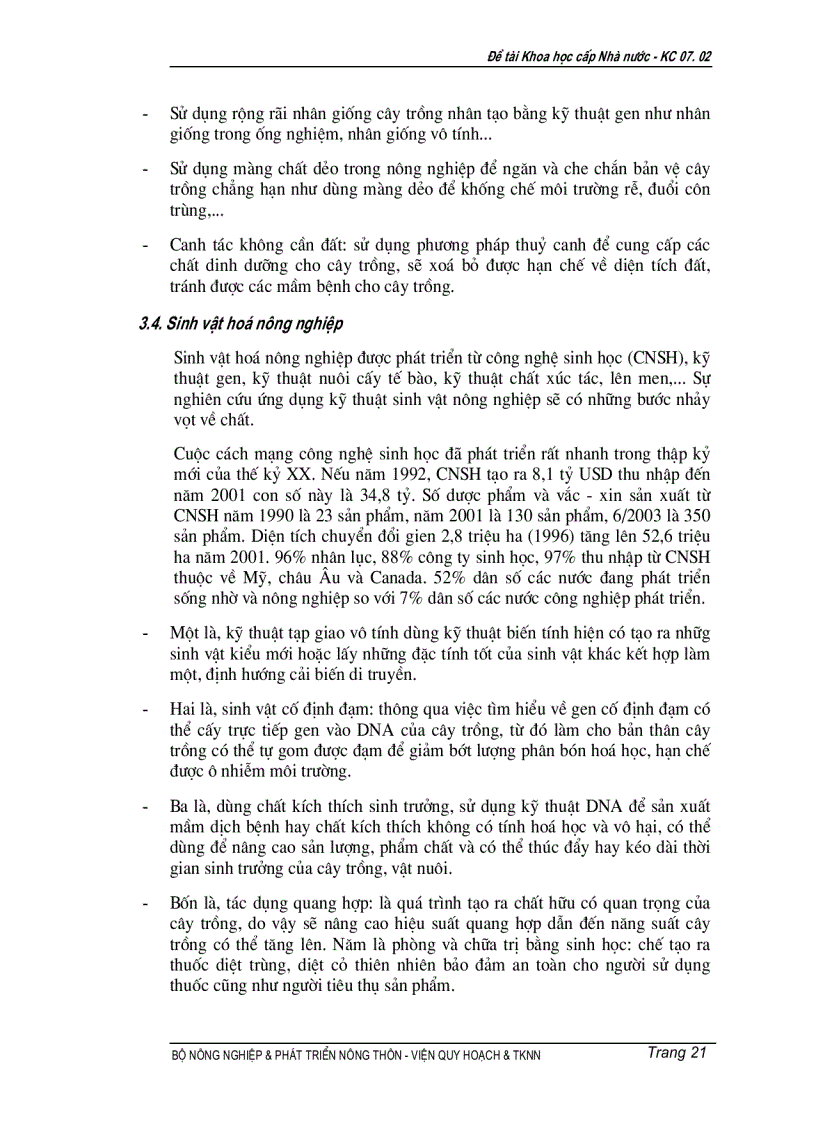 image for page Nghiên cứu cơ sở khoa học để xây dựng tiêu chí bước đi cơ chế chính sách trong quá trình công nghiệp hóa hiện đại hóa nông nghiệp nông thôn