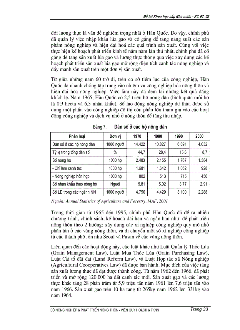 image for page Nghiên cứu cơ sở khoa học để xây dựng tiêu chí bước đi cơ chế chính sách trong quá trình công nghiệp hóa hiện đại hóa nông nghiệp nông thôn