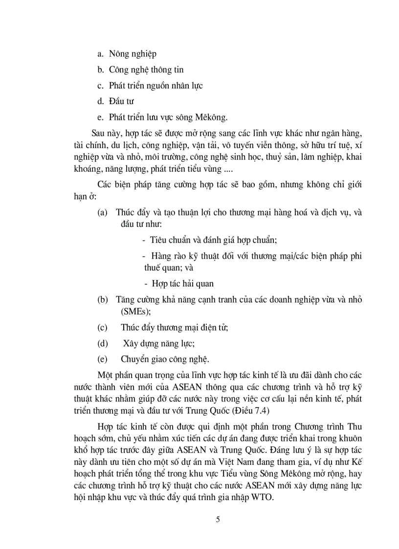 image for page Các giải pháp để việt nam khai thác tối đa những lợi ích thương mại từ chương trình thu hoach sớm trong khu mậu dịch tự do asean trung quốc