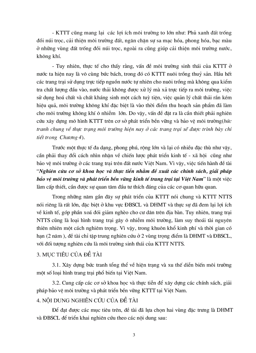 image for page Nghiên cứu cơ sở khoa học và thực tiễn nhằm đề xuất các chính sách giải pháp bảo vệ môi trường và phát triển bền vững kinh tế trang trại tại việt nam