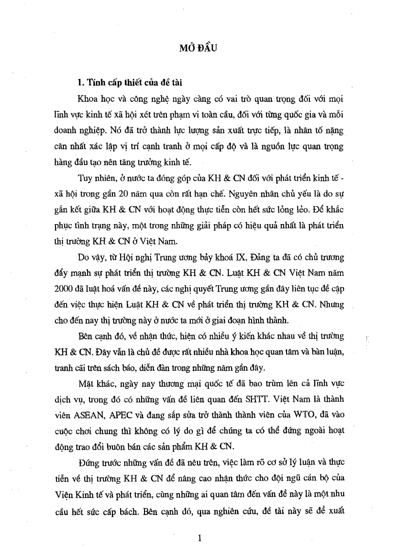 image for page Thị trường khoa học và công nghệ ở Việt Nam Thực trạng và giải pháp