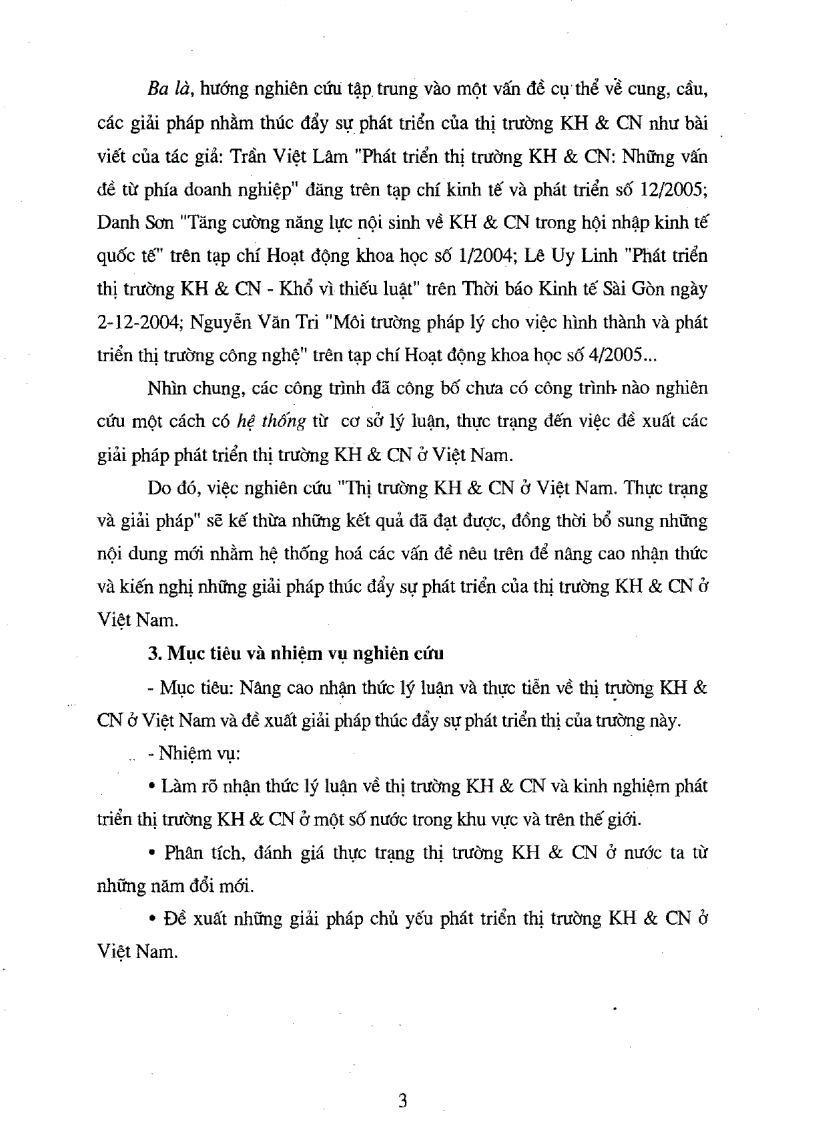 image for page Thị trường khoa học và công nghệ ở Việt Nam Thực trạng và giải pháp