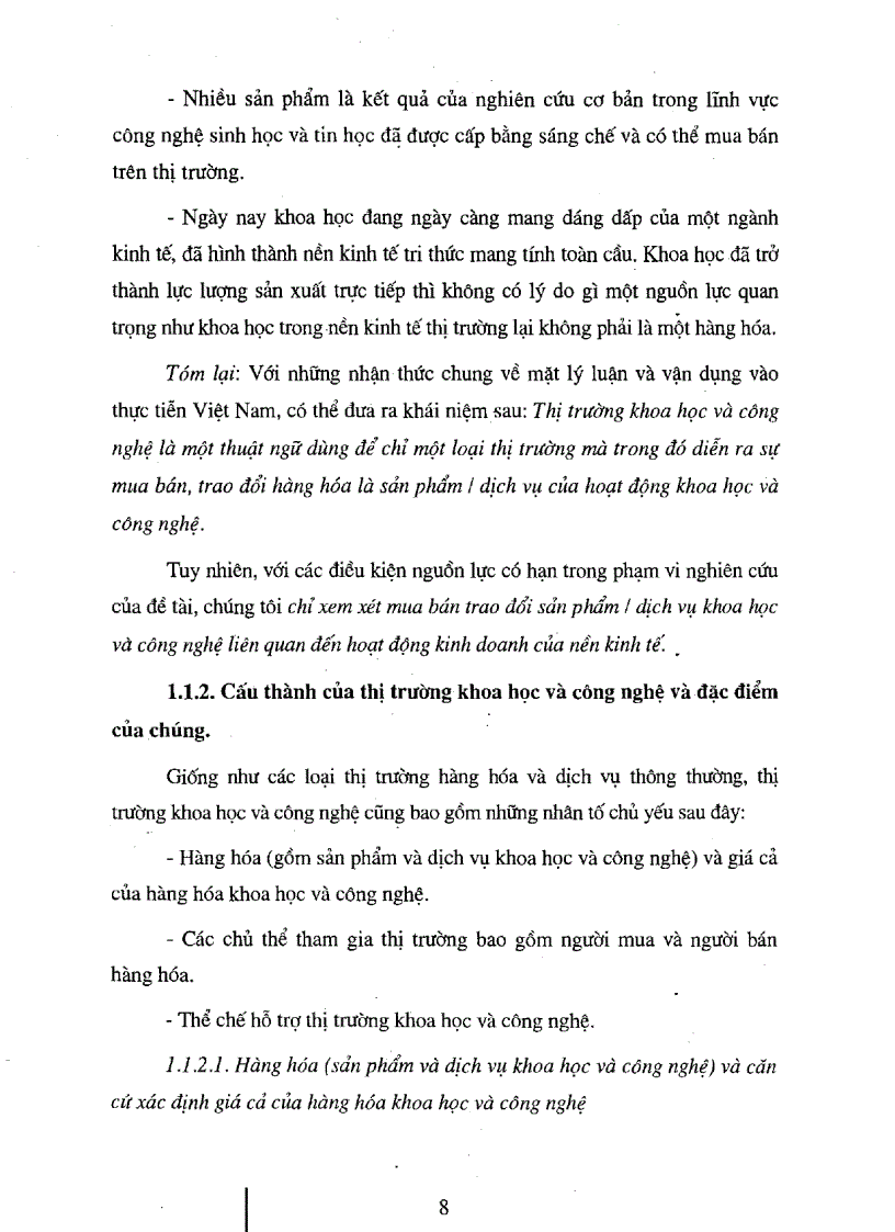 image for page Thị trường khoa học và công nghệ ở Việt Nam Thực trạng và giải pháp