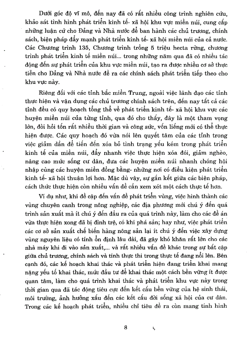 image for page Các giải pháp phát triển kinh tế vùng núi phía Bắc Trung Bộ Miền Trung