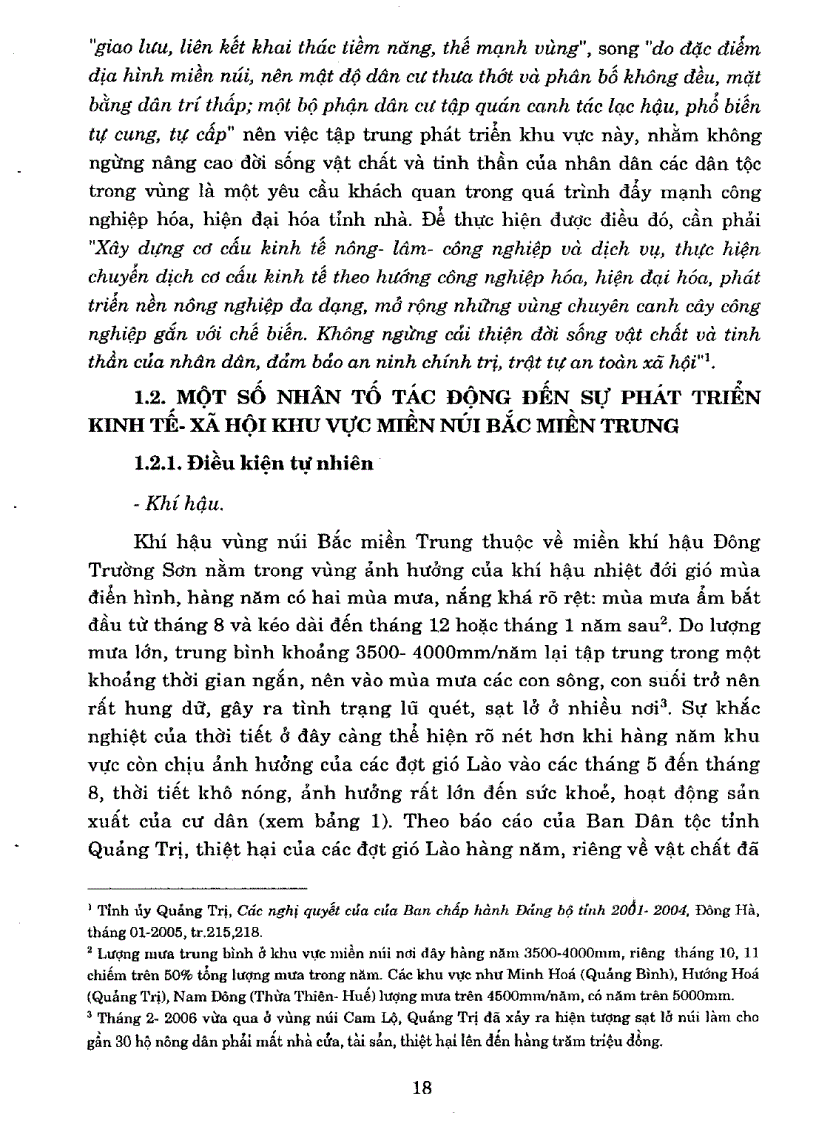 image for page Các giải pháp phát triển kinh tế vùng núi phía Bắc Trung Bộ Miền Trung
