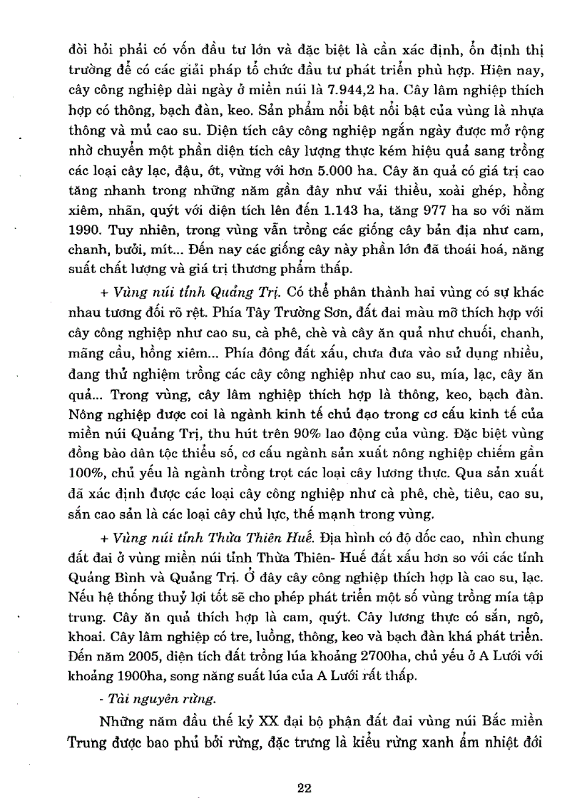 image for page Các giải pháp phát triển kinh tế vùng núi phía Bắc Trung Bộ Miền Trung