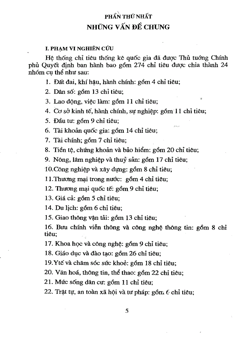 image for page Khái niệm nội dung phương pháp tính toán một số chỉ tiêu trong hệ thống chỉ tiêu thống kê quốc gia