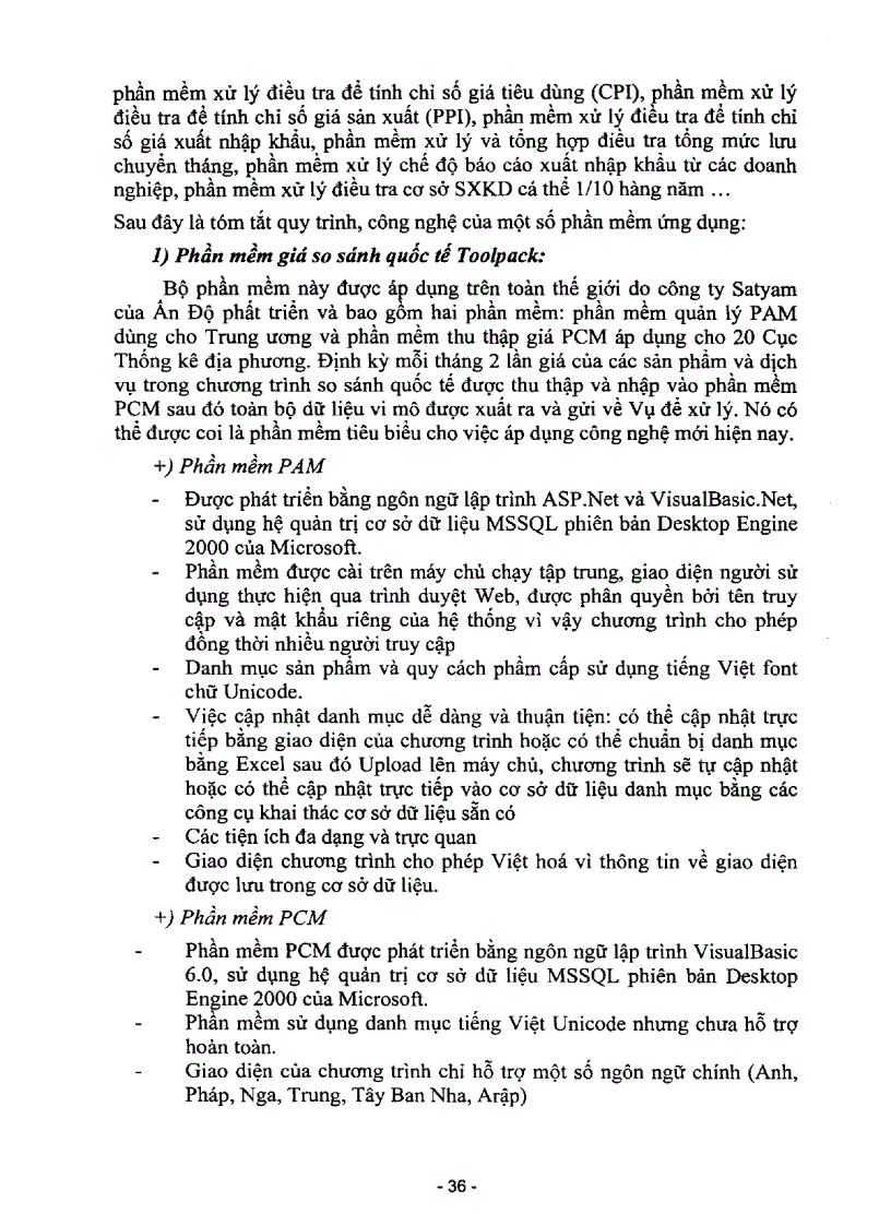 image for page Nghiên cứu và đề xuất công nghệ tin học hóa công tác xử lý số liệu thống kê tháng quý năm do các Cục Thống kê thực hiện