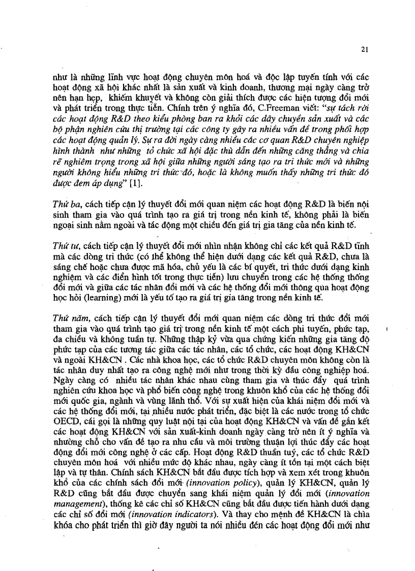 image for page Nghiên cứu ứng dụng lý thuyết đổi mới Đánh giá và dự thảo công nghệ ở Việt Nam