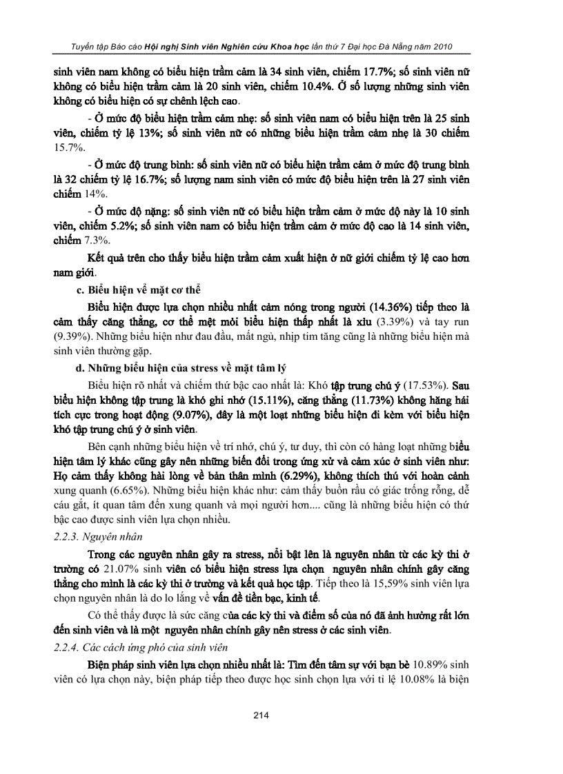 image for page Mức độ biểu hiện stress của sinh viên trường đại học sư phạm đại học đà nẵng