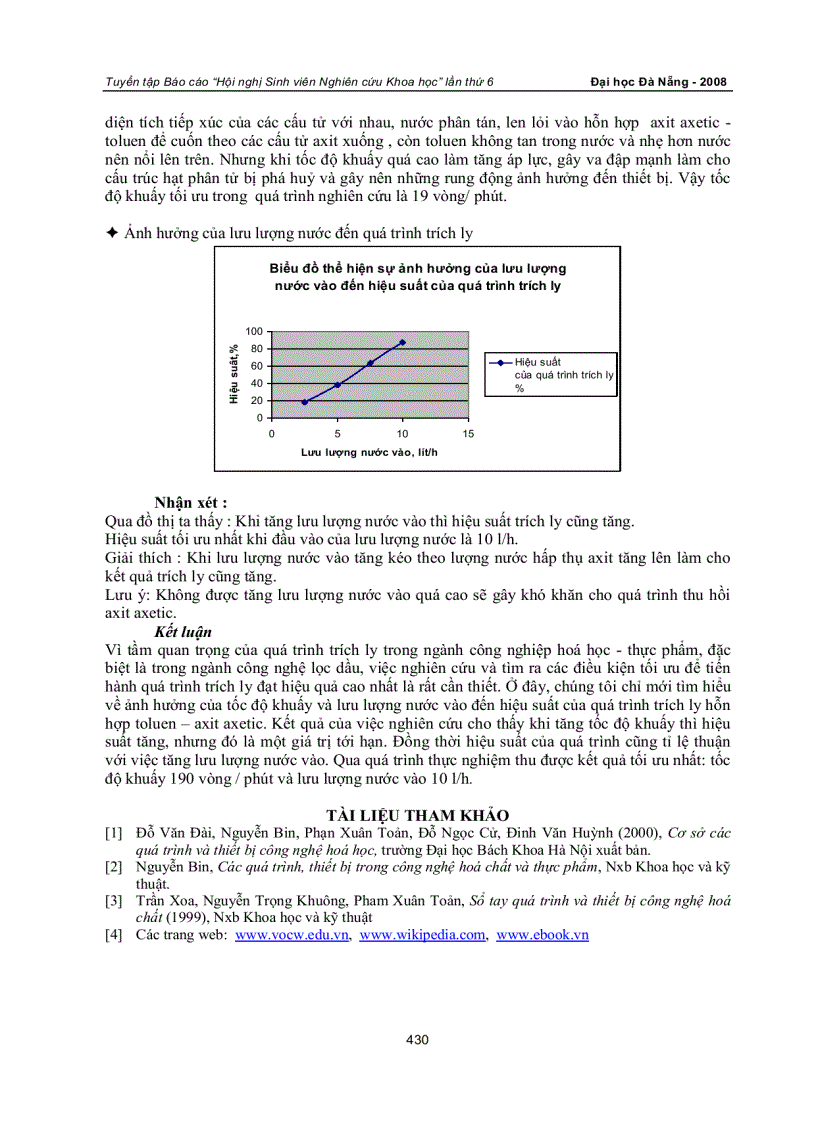 image for page Nghiên cứu xác định chế độ làm việc của tháp trích ly axit axetic toluen